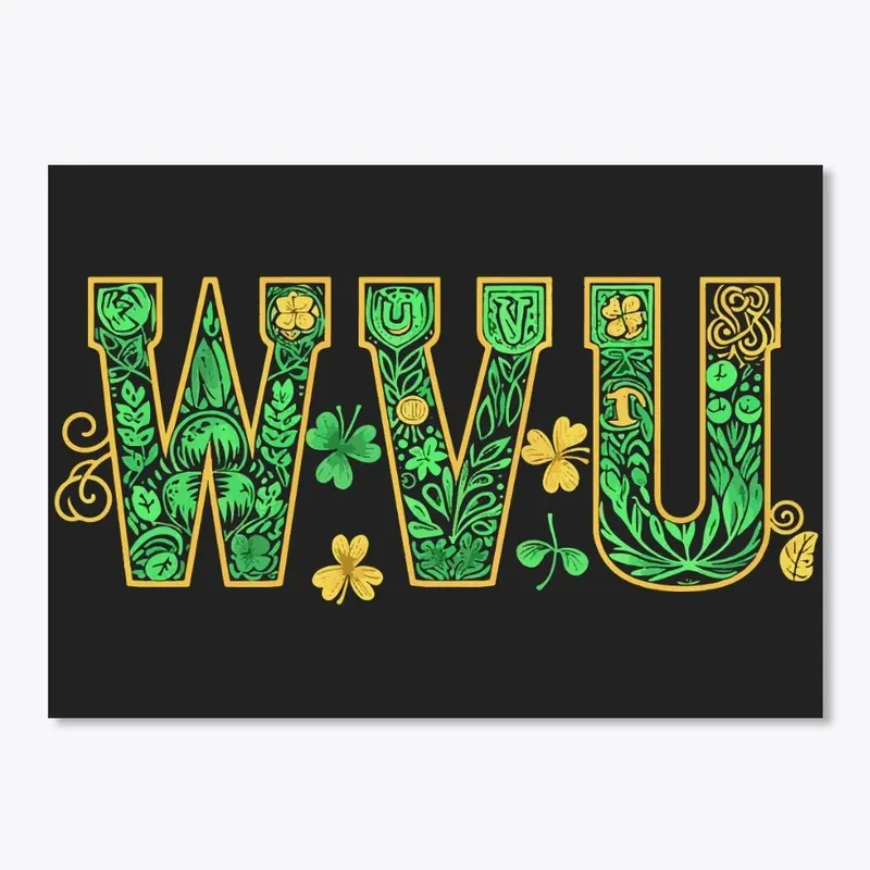 WVU Saint Patrick's - Vines and Clovers